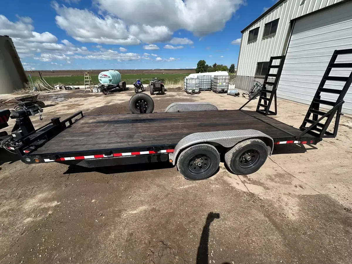 7' x 18' Car Hauler Trailer rental — DTS Trailer Rentals, Sugar City, Idaho